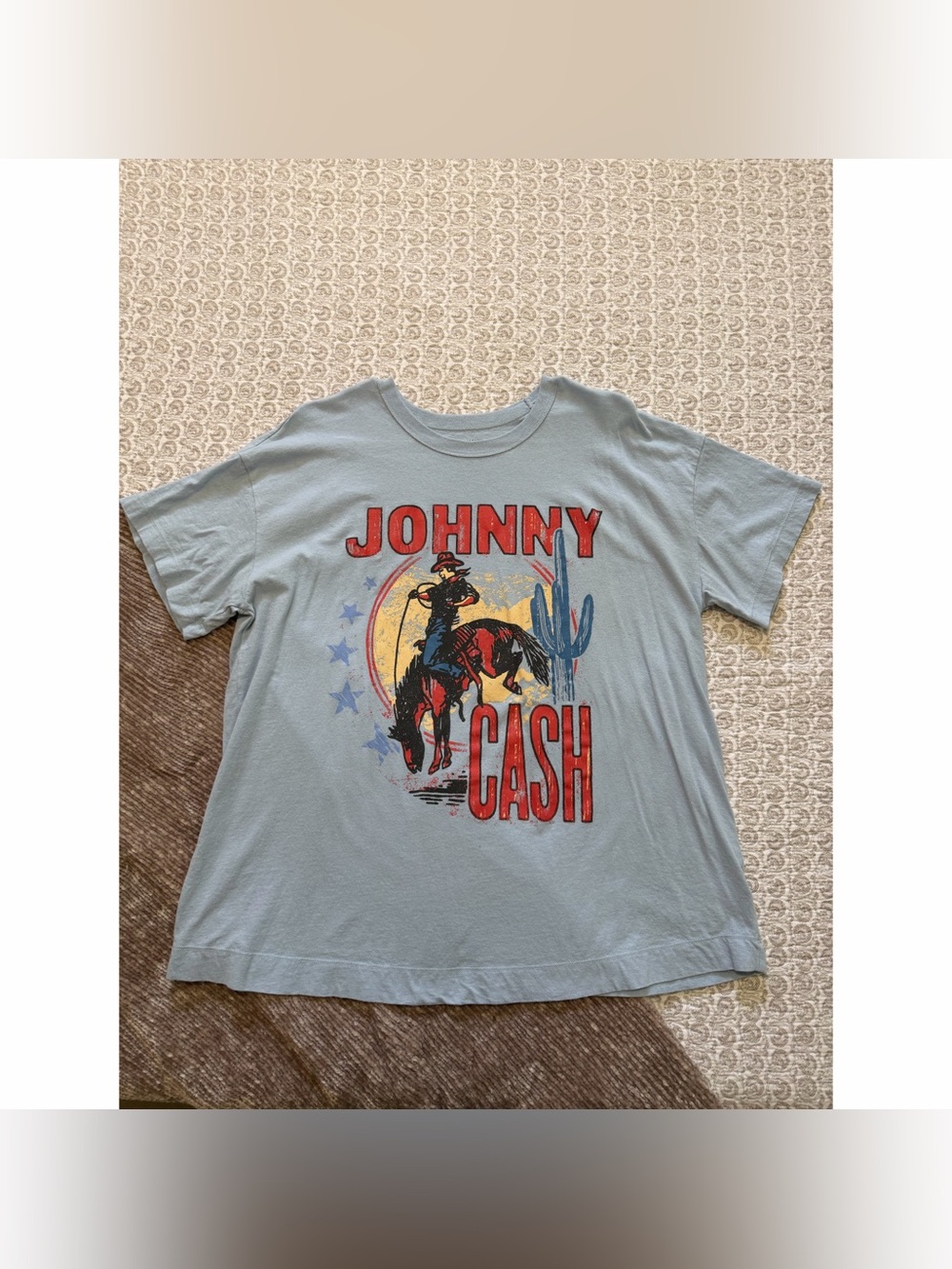 Old Navy Johnny Cash Oversized Tunic T-Shirt - L - EUC!